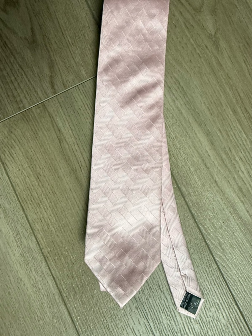 Solid Soft Pink Silk Men's Necktie